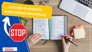 🔴So kannst DU deinen Unterricht optimal und schnell vorbereiten! (DaF)✅