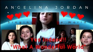 Angelina Jordan "What A Wonderful World" Very Young at home with Mom and Juliette being interviewed!