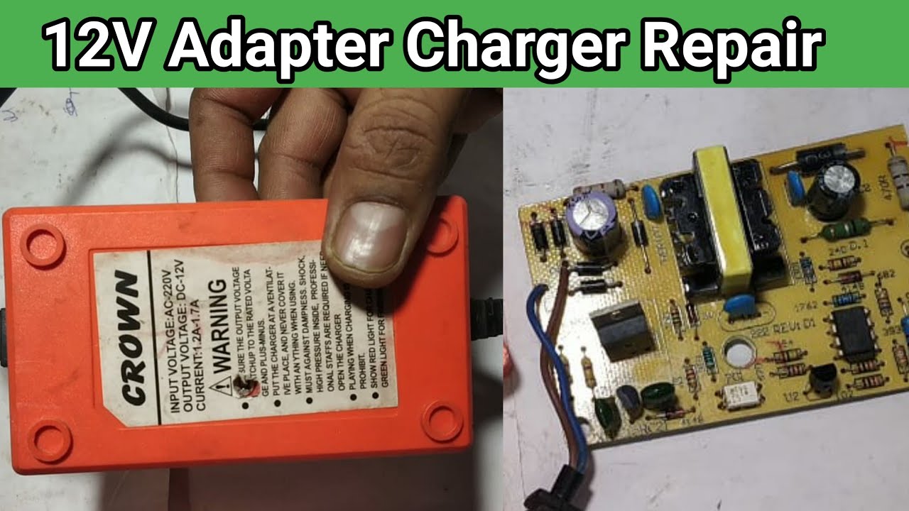 Adapter Charger Repair Adapter repair 12 volt charger repair YouTube
