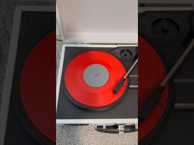 A Working 3D Printed Vinyl Record #3dprinting #vinyl #record #music #thebeatles
