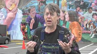 Muralist David Ficher
