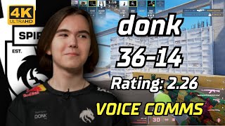 【4K】donk (36-14) rt:2.26 VOICE COMMS (Vertigo) | Jun 1, 2024 #cs2 #pov screenshot 5