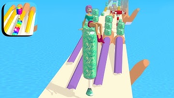 BEAUTY RUN ALL LEVELS GAMEPLAY ANDROID,IOS (LEVELS 18-19)