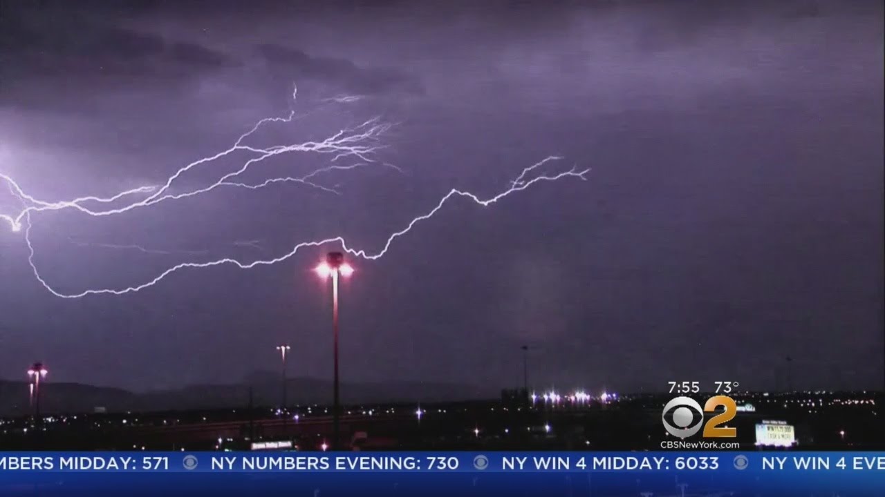 Lightning Lights Up Las Vegas Sky