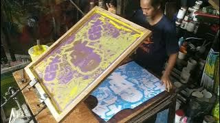 Sablon Kaos Manual full print CMYK Part I ( how all over print shirt process )