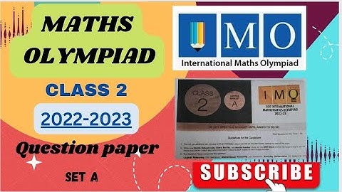 #FavFive |SOF IMO Class 2| International Mathematics Olympiad Solved Paper 2022-23 Set A | #olympiad