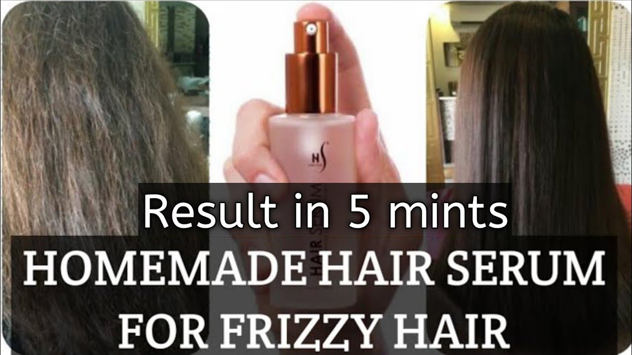 HOMEMADE HAIR SERUM + CONDITIONER SOFT AND SHINY HAIR IN ONE DAY