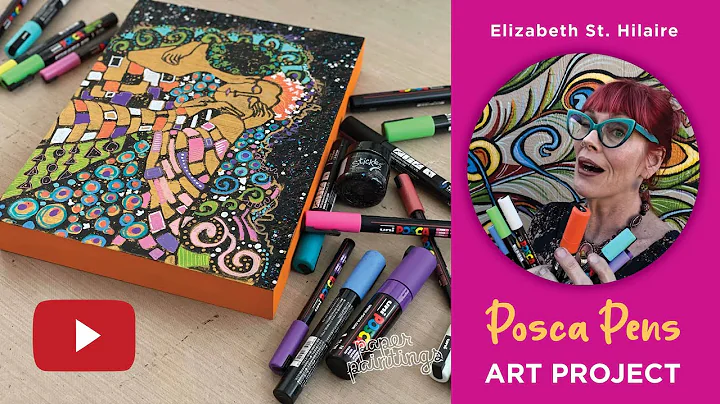 Posca Paint Pen Art Project with Klimt's KissTutor...