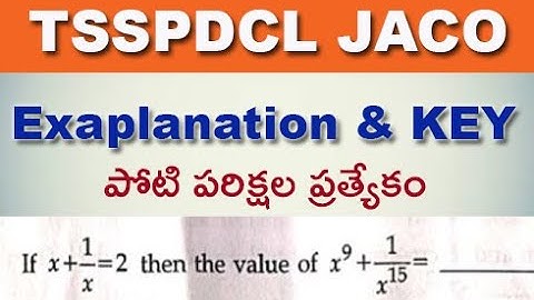 TSSPDCL Junior Assistant cum Computer Operator Exam Paper Explanation with Shortcut by Manavidya