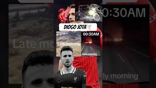 Aftermath of Diogo Jota car accident in Spain #football