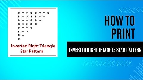 Learn to Code a Inverted Right Triangle Star Pattern in Java - Step-by-Step Tutorial