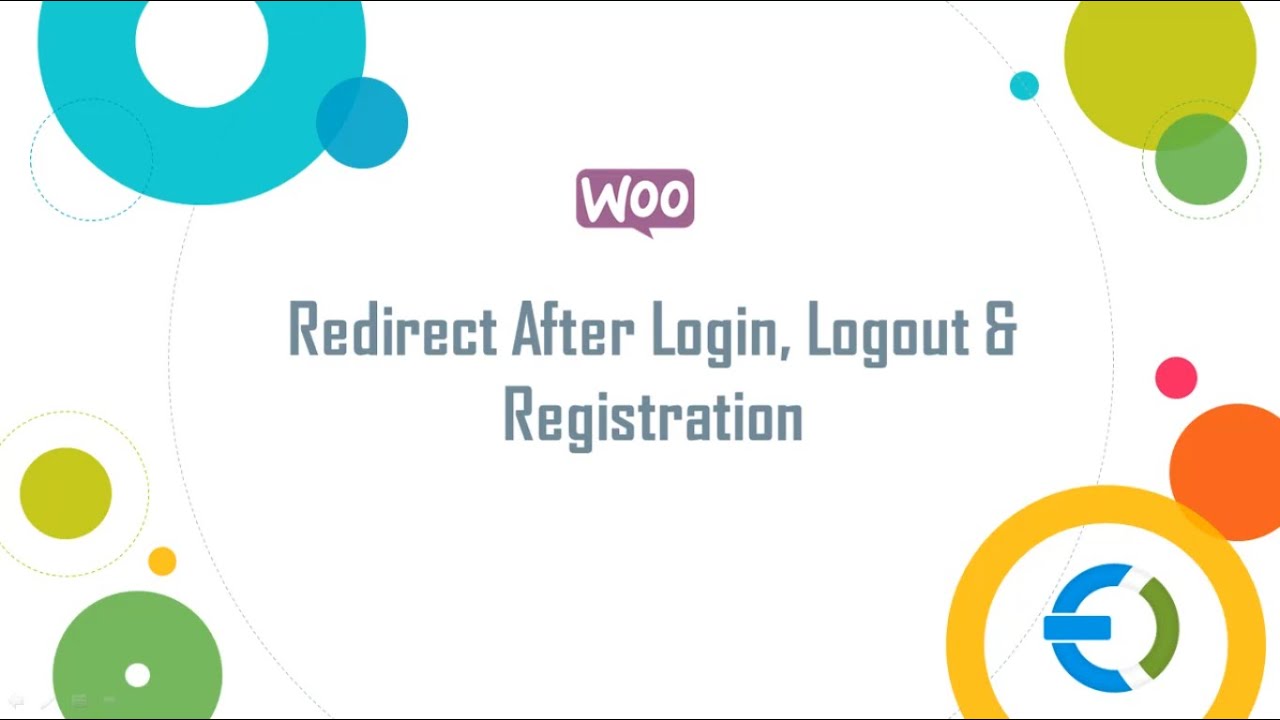 WooCommerce Redirect After Login Logout Registration YouTube