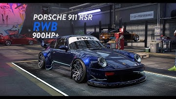 BUILD 900HP PORSCHE 911 RSR RWB!! - Need For Speed Heat | Race Build