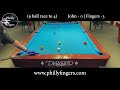 9 ball pool Set 1 of 3 Race to 4 John vs Philly Fingers BCA League Match #billiards
