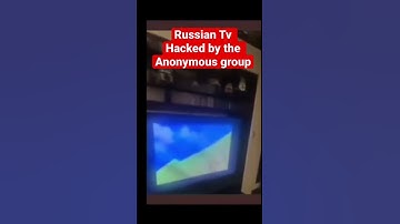 Russian Tv hacked by the anonymous group#anonymous #hacked #russia