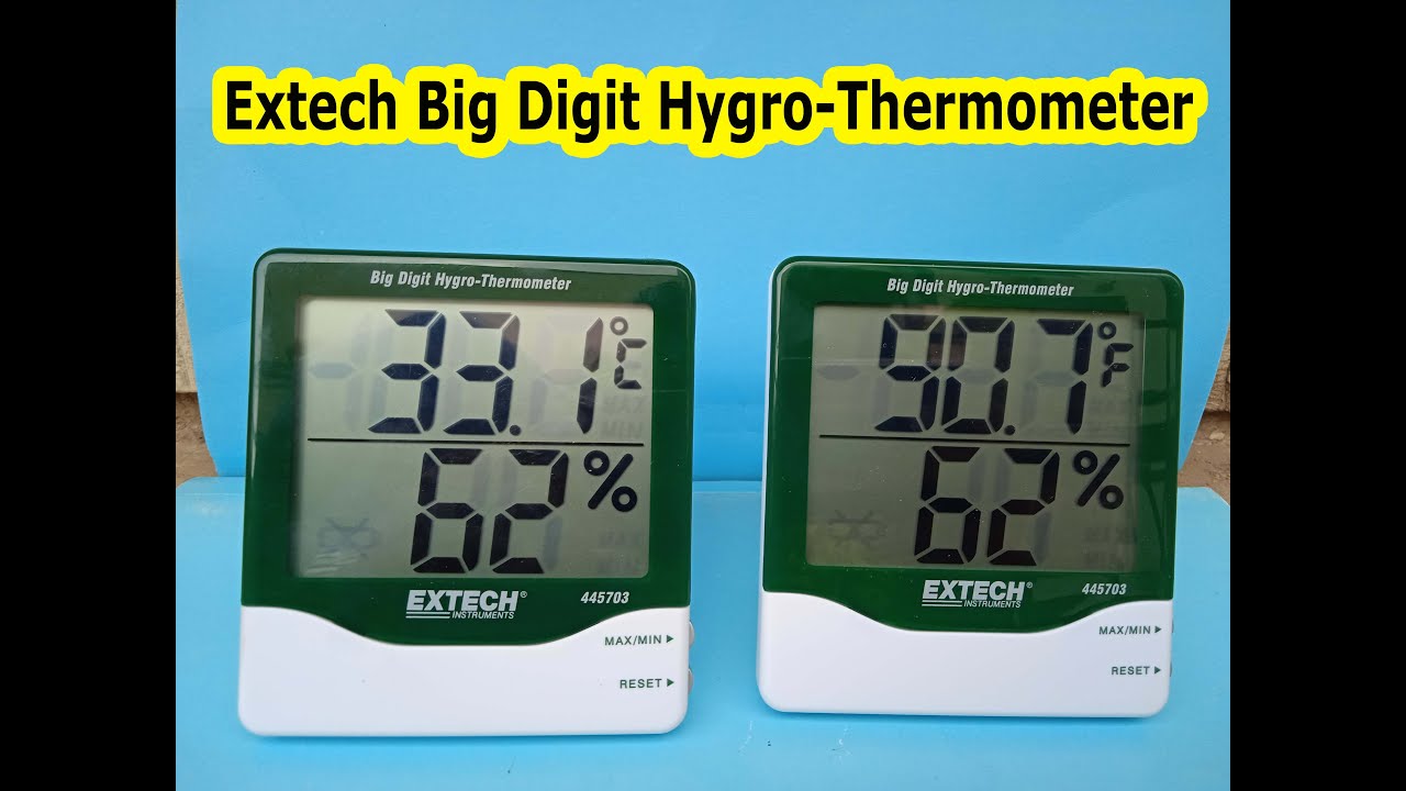 Extech 401014 Big Digit Indoor Outdoor Thermometer