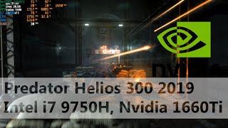 Metro 2033 Redux Benchmark Acer Predator Helios 300 2019 (i7 9750H, Nvidia 1660 Ti)