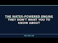 The Water-Powered Engine They Don't Want You to Know About #Shorts