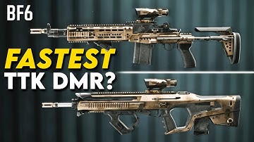 Battlefield 6 MARKSMAN RIFLE TTK vergelijking – Welke DMR is de BESTE?