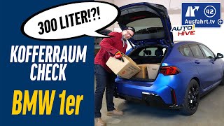 Trunk check: BMW 1 Series (F70) – what fits in the trunk? Bicycle? Ladder? Suitcase? Bags?