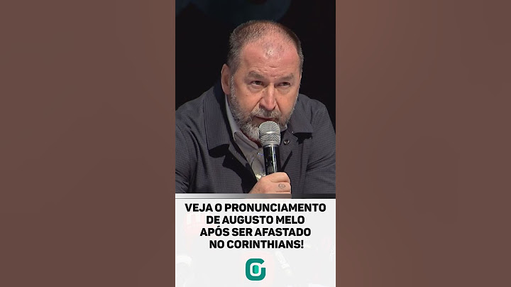 "MUITO INDIGNADO", Augusto Melo fala sobre seu AFASTAMENTO do Corinthians! ⚫⚪