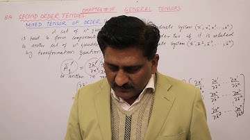 35. Mixed  Tensors | General Tensors  | Tensor Analysis  | Prof Khalid