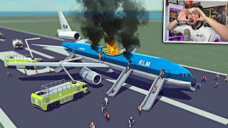 ATERRIZAJES DE EMERGENCIA y ACCIDENTES DE AVIONES | Besiege Español screenshot 5