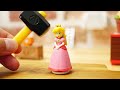 LEGO super mario StopMotion cooking!「Princess Peach crown pizza」 レゴマリオの不思議な料理「ピーチ姫の王冠ピザ」