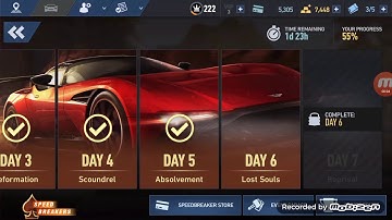 NFS NO LIMITS | SPEED BREAKERS | ASTON MARTIN VULCAN | Day 6 - Lost Souls | Event 1 - Nitro Rush