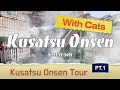 Kusatsu onsen  kusatsu onsen tour with cats pt1