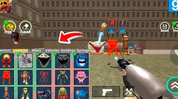 Nextbots in playground mod updated new tok tok matah pit boss hungry snake chasing nextbots
