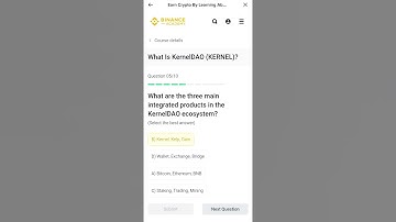 Binance Learn and Earn Kernel Quiz answers || Kernel Quiz answer