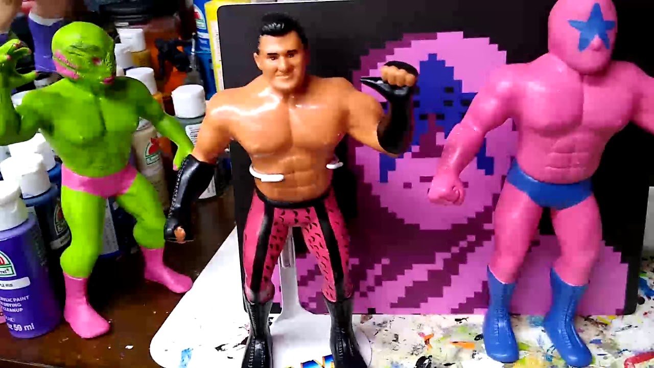 painting ljn wrestlers