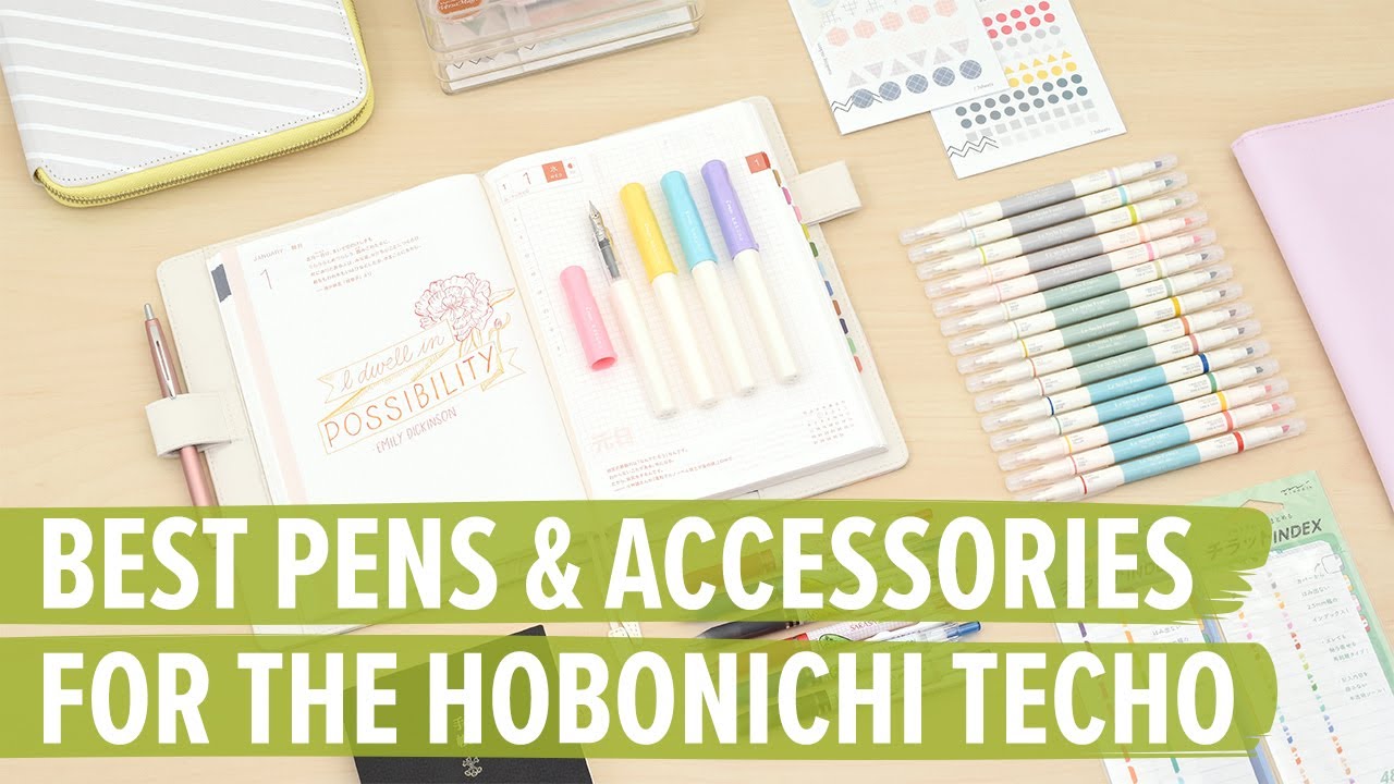 Hobonichi Cousin Essential Accessories to Set Up Your Planner