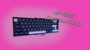 My First Custom Build. Kbd67 lite w/durock l series switches