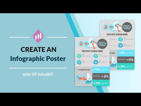 How to Create Infographic Poster From VP InfoART Built-in Template | Infographic Poster Design