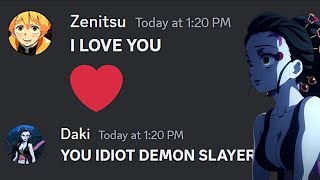 If Zenitsu fall in love with daki...