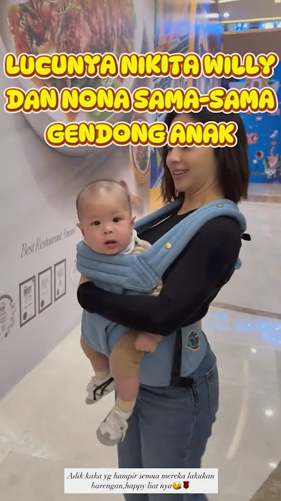 GEMASNYA NIKITA WILLY DAN NONA SAAT GENDONG ANAK #nikitawilly #nwip #winona #shorts #baby #babyboy