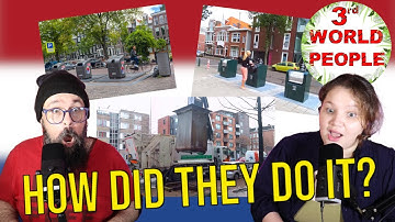 3rd WORLD PEOPLE REACT: WE HAVE NO GARBAGE DAY IN AMSTERDAM | NETHERLANDS REACTION
