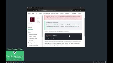 How to install the Vue CLI version 3 on your computer (7/27/2018)