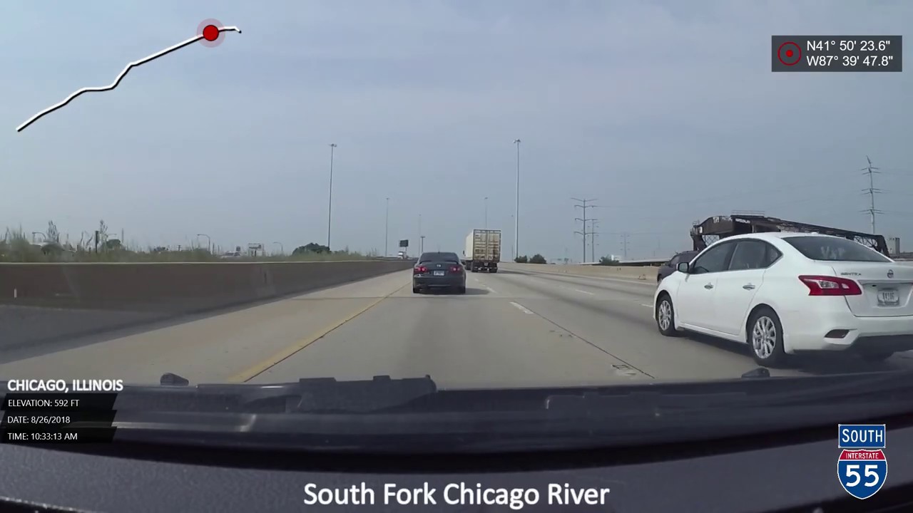 Stevenson Expressway Outbound (I-55 SB), Lake Shore Drive to I-355 | VirtualRoad