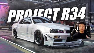 HOT PURSUIT ! PROJECT 1200HP NISSAN SKYLINE R34  - NFS HEAT