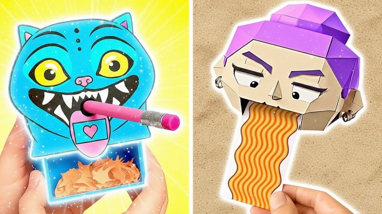 Material Escolar DIY de Caçadores 🐉📚 *Crie e arrase na escola*