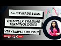 I JUST MADE SOME COMPLEX TRADING TERMINOLOGIES VERY SIMPLE FOR YOU! WATCH IT NOW!