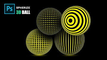 Spherize 3D Ball - Photoshop Basic Tutorial | It