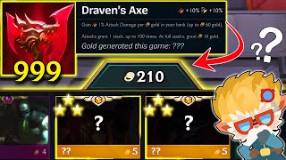 Infinite Gold with Draven's Axe ⭐⭐⭐ | TFT Set 9