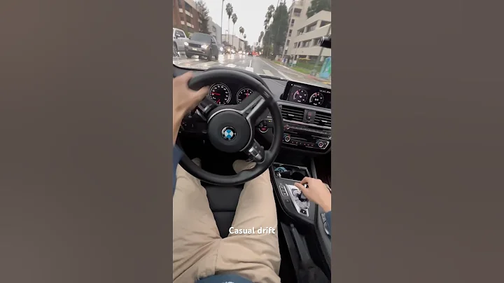 Drifting in the rain with BMW M2 COMP. Casual drifting. #automobile #cardrifting #drift #drifting