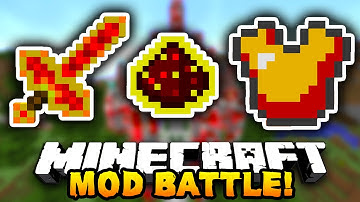 Minecraft 1v1v1 REDSTONE MOD BATTLE! (Minecraft Redstone Mod) w/ PrestonPlayz & The Pack!