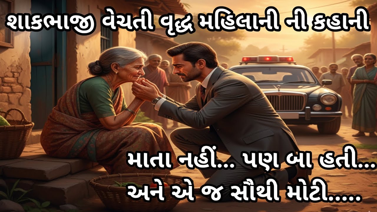 શાકભાજી વેચતી વૃદ્ધ મહિલાની ની કહાની🔥gujarati story|gujarati moral story|Heart touching story