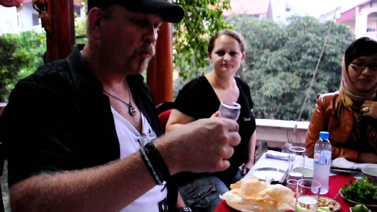 Stein does the Snake Blood Shot in Vietnam